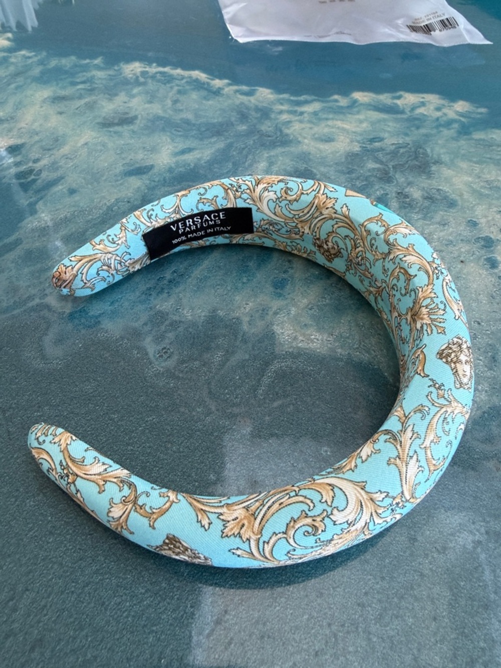 Versace Dylan Turquoise Headband